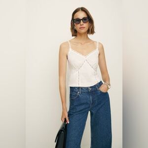 New Reformation Christa Camisole Top Sz4 MSRP:$168 firm price